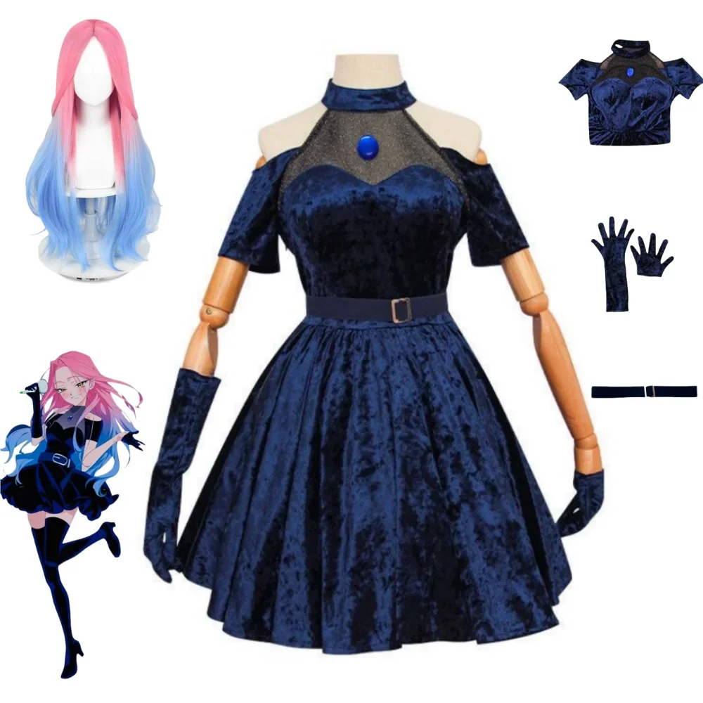 Anime Cosplay Blue Hair - 2026 Mizi Cosplay Kostüm Anime Alien