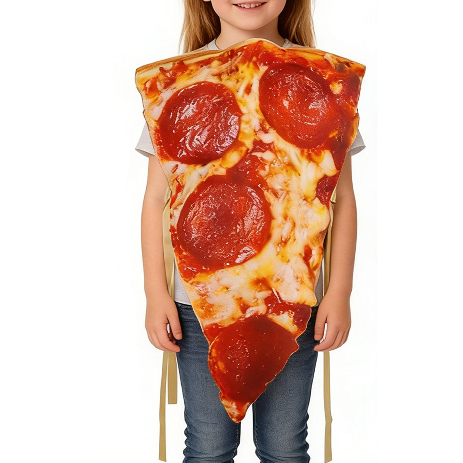 Anime Cosplay Couple - Pizza Cadılar Bayramı Kostümü Gerçekçi Gıda