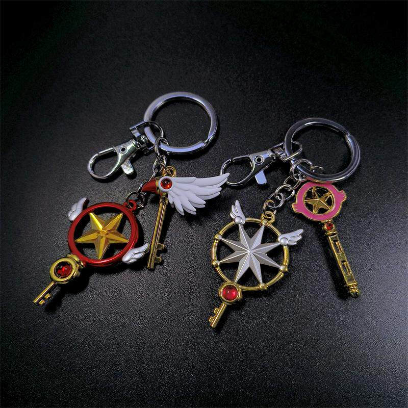 Anime Cosplay Easy - Cardcaptor Sakura Anahtarlık Yıldız Değnek Kuş