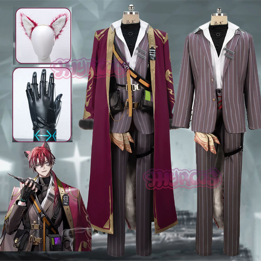 Anime Cosplay Festival - Arknight Dmitri Czertard Cosplay Kostüm Kulaklar