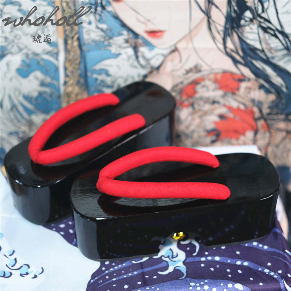 Anime Cosplay Thick - Yaz Kadın Flip Flop Japon Geyşa