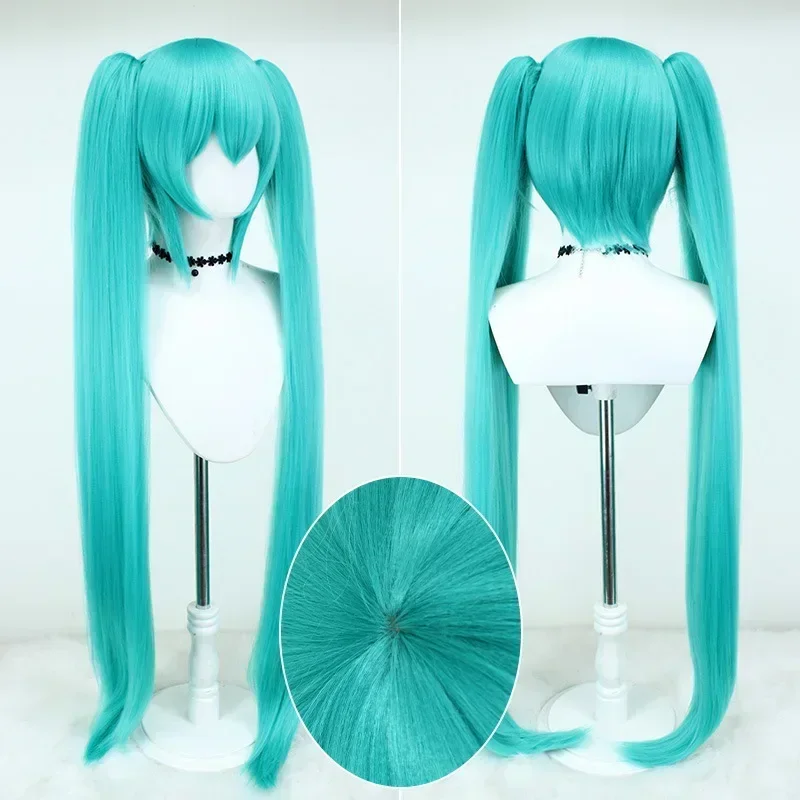 Anime Cosplay Blue Hair - 2026 Miku Cosplay Peruk 105 cm