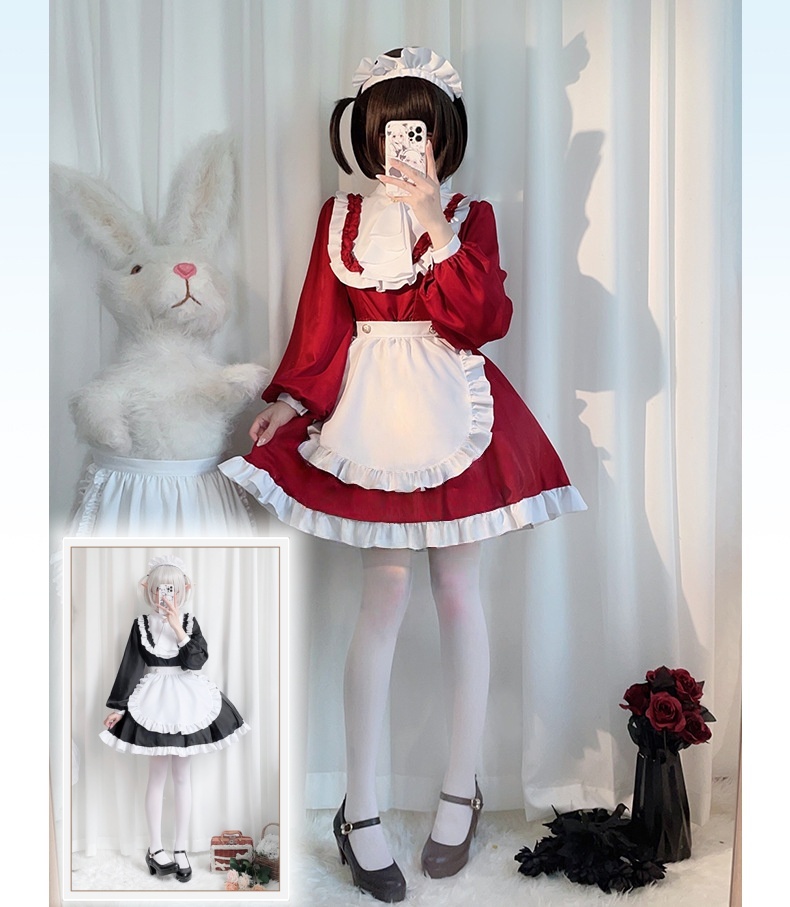 Anime Cosplay Maid - Japon Tarzı Y2K Jirai Kei Kedi