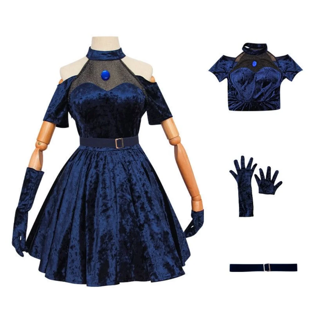 Anime Cosplay Blue Hair - Cosplay Kostüm Anime Uzaylı Sahne Cosplay