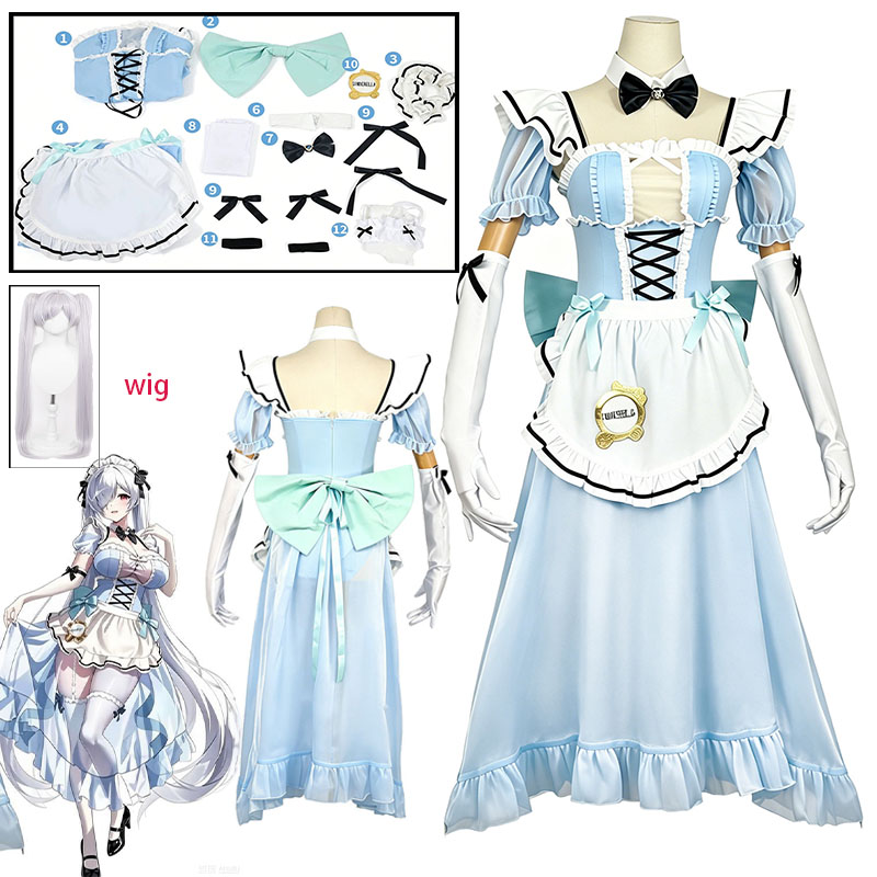 Anime Cosplay Maid - WHH Anime Oyunu NIKKE Pilgrim Cosplay
