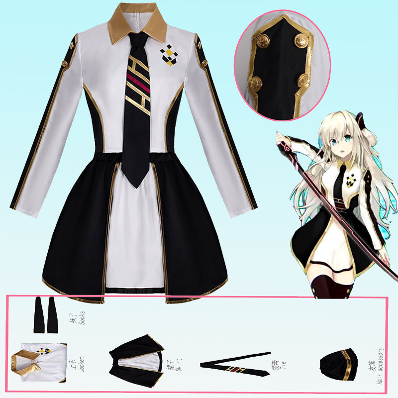 Anime Cosplay Maid - Anime Bayan Kostüm Cosplay Takım Elbise