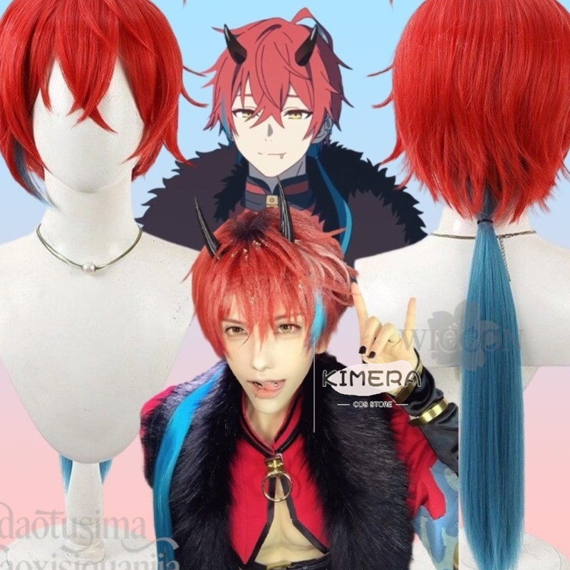 Anime Cosplay Blue Hair - Kimera Mağazası Anime Prensesi Kaguya! Cosplay