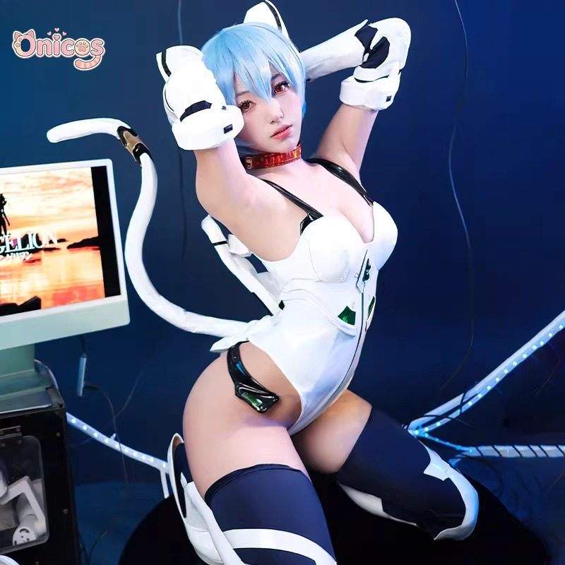 Ayanami Rei Kedi Kulaklı Anime - Anime Cosplay Swimsuit incelemesi ve fiyatı