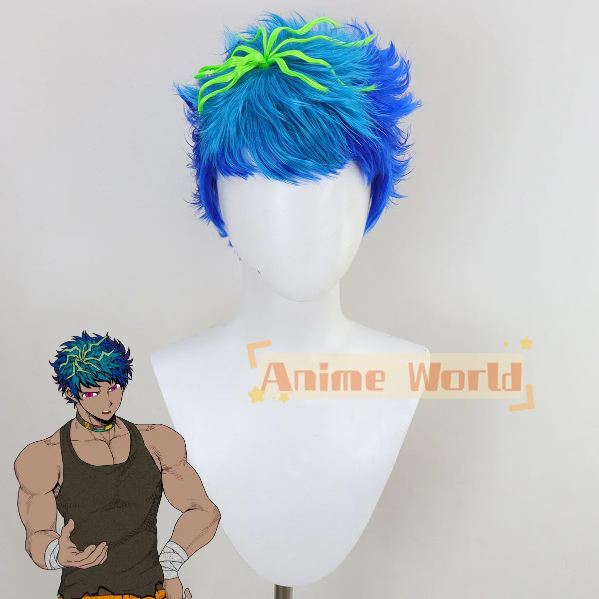 Ölmeğinizin Gelen Zamanı Naomi - Anime Cosplay Blue Hair incelemesi ve fiyatı