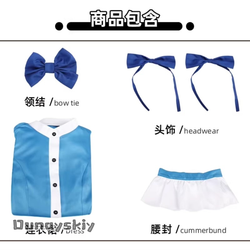 Hemera*/Poppy Oyunu Cosplay Ko - Anime Cosplay Blue Hair incelemesi ve fiyatı