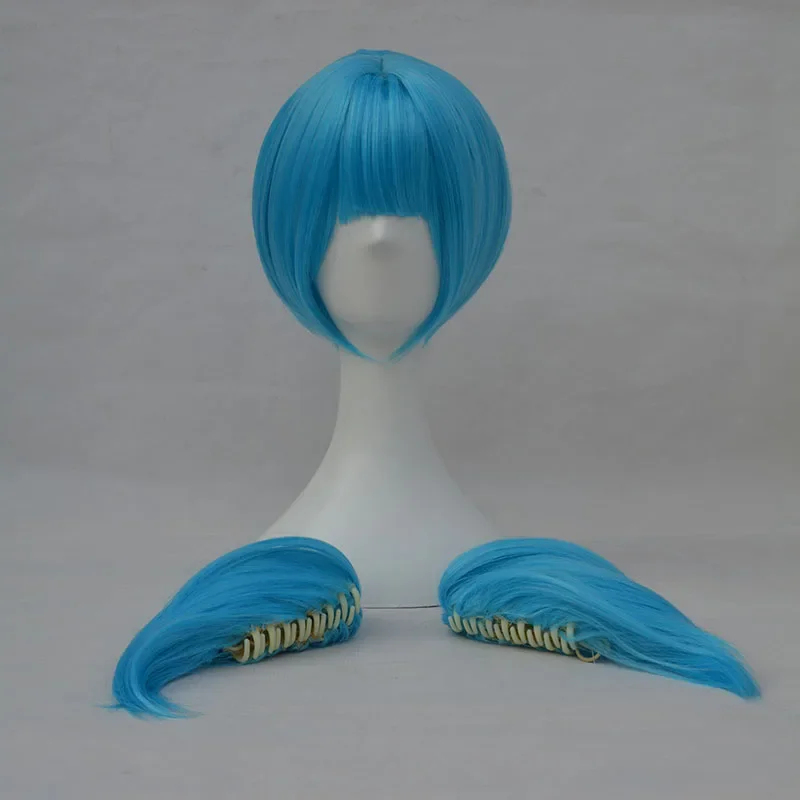 2026 Sally Face Sallyface Cosp - Anime Cosplay Blue Hair incelemesi ve fiyatı