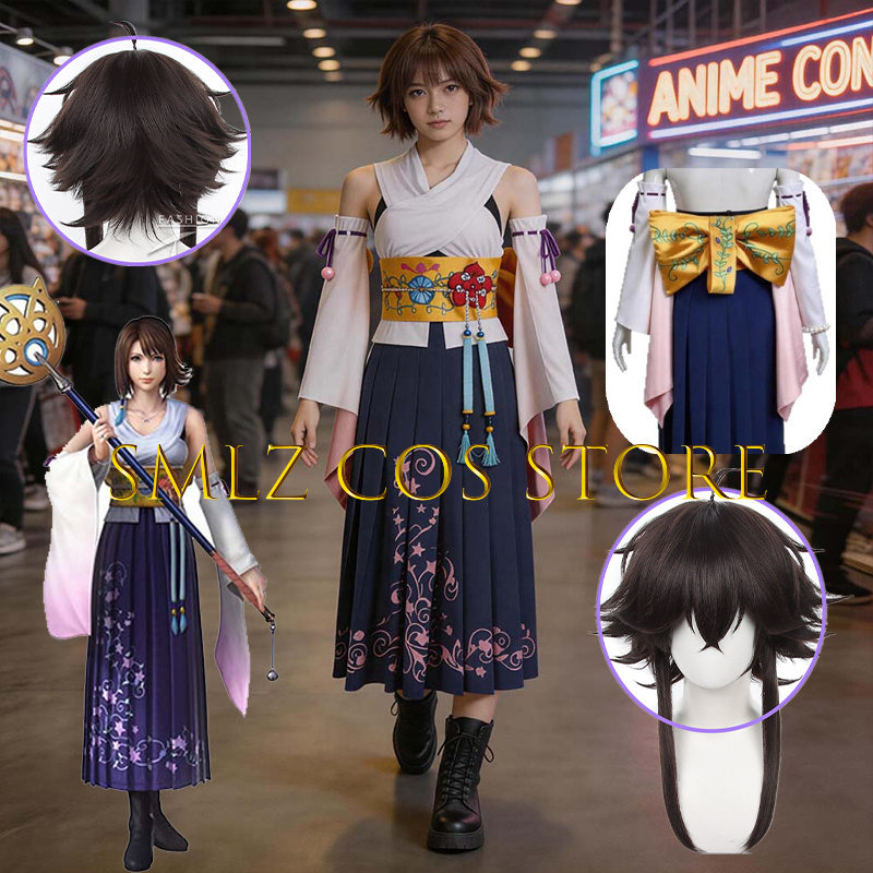 Smlz FFX Yuna Cosplay Anime FF - Women Anime Cosplay incelemesi ve fiyatı
