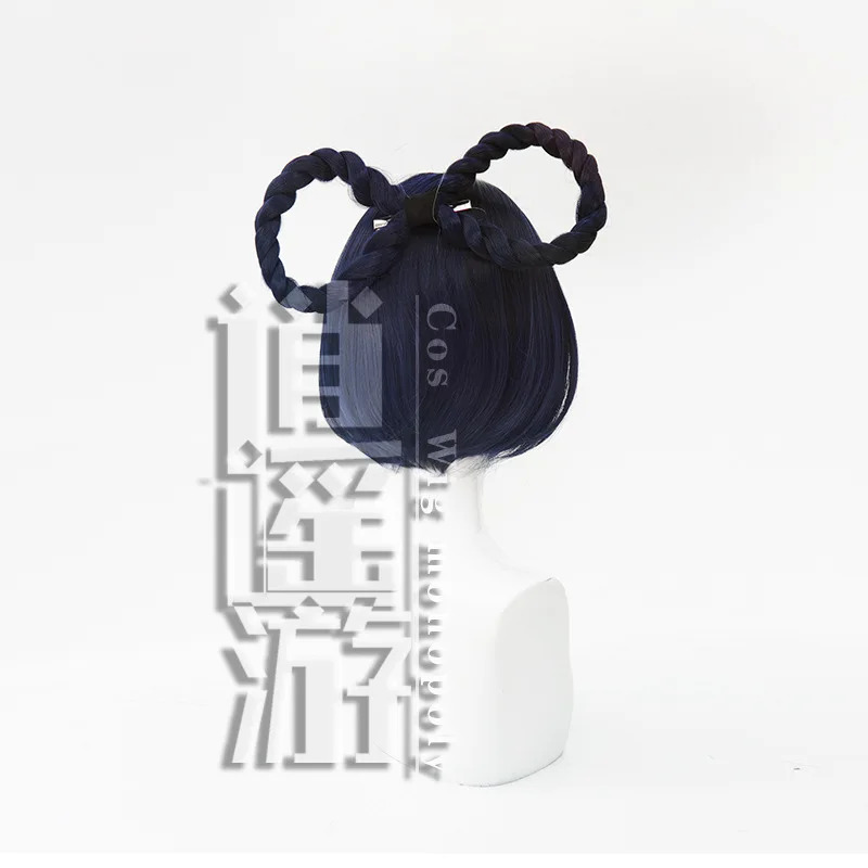 qq34Xiangling Cos 30 CM Lacive - Anime Cosplay Blue Hair incelemesi ve fiyatı
