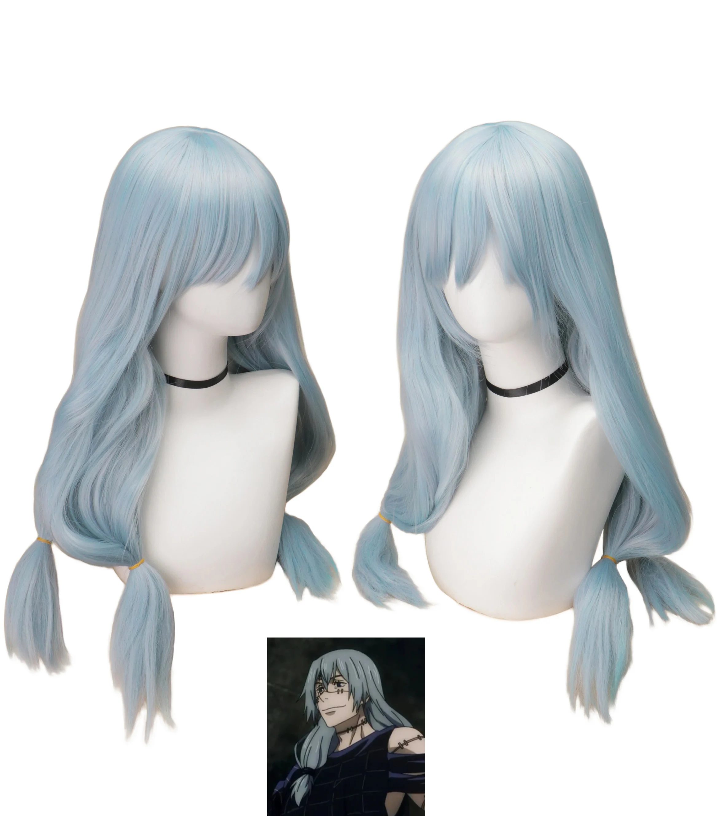 Anime Mahito Cosplay Jujutsu K - Anime Cosplay Blue Hair incelemesi ve fiyatı
