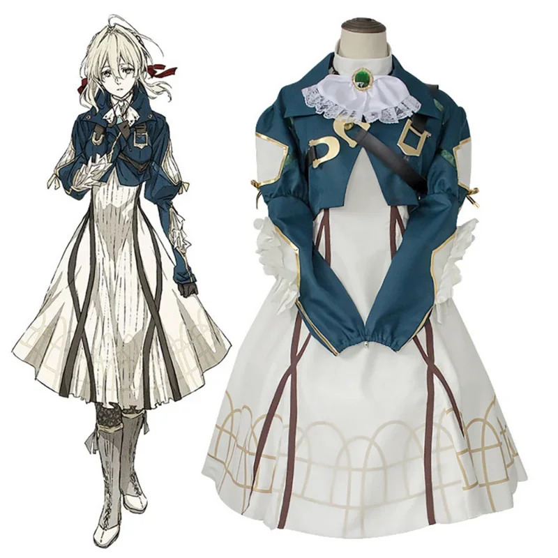 Anime Violet Evergarden Cospla - Violet Evergarden Dress incelemesi ve fiyatı