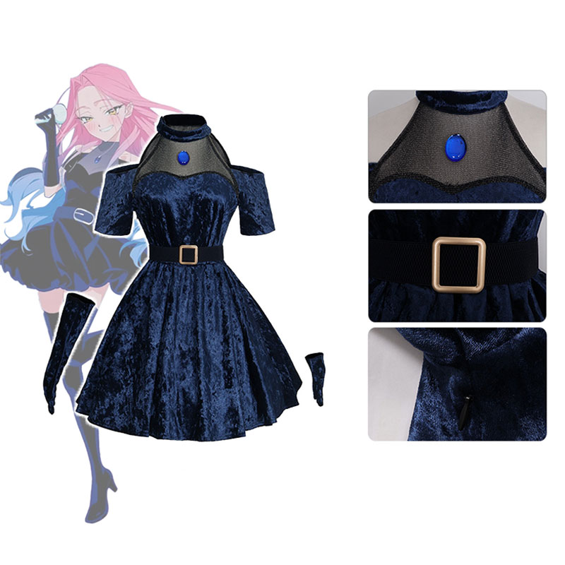 Mizi Cosplay Anime Alien Sahne - Anime Cosplay Blue Hair incelemesi ve fiyatı