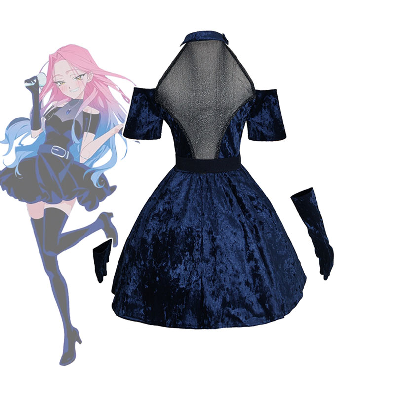 Mizi Cosplay Anime Alien Sahne - Anime Cosplay Blue Hair incelemesi ve fiyatı