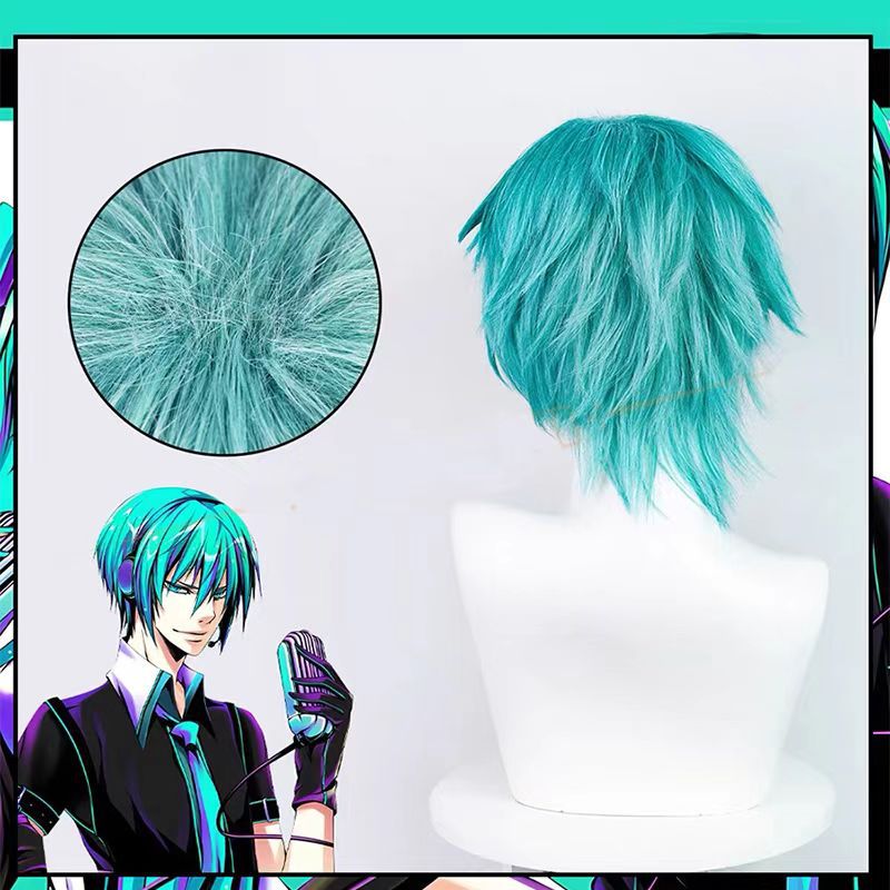 Mikuo Cosplay Peruk Anime Miku - Anime Cosplay Blue Hair incelemesi ve fiyatı