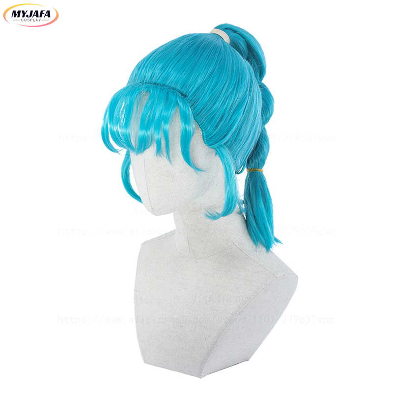 Bulma Cosplay Peruk Buruma Per - Anime Cosplay Blue Hair incelemesi ve fiyatı