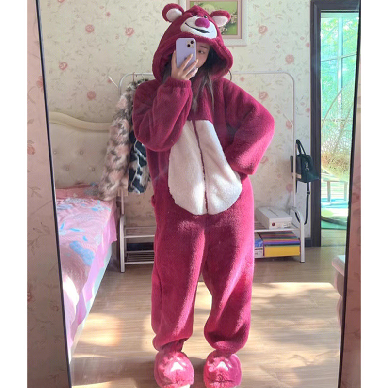 Kadın Onesie hayvanlı pijama k - Anime Cosplay Thick incelemesi ve fiyatı