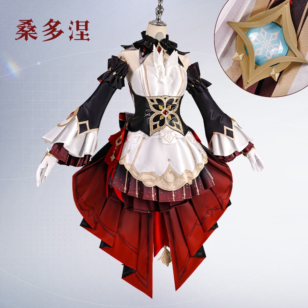 Genshin Impact Sandrone The Ma - Anime Cosplay Girl Costume incelemesi ve fiyatı